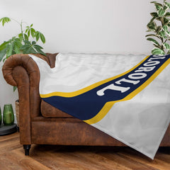 Preston  - 1994 Home Shirt - Personalised Retro Fleece Blanket