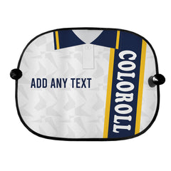 Preston 1994 Home Shirt - Personalised Retro Football Car Sun Shade - Set of 2
