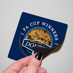 Preston Double - Football Coaster - Square Or Circle