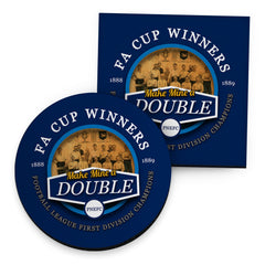 Preston Double - Football Coaster - Square Or Circle