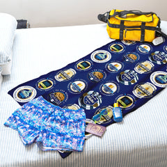 Preston - Football Legends - Microfibre Beach Towel - 150cm x 75cm