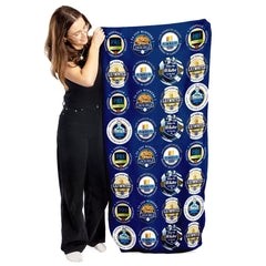 Preston - Football Legends - Microfibre Beach Towel - 150cm x 75cm