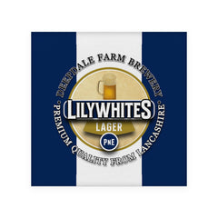 Preston Lilywhites - Football Coaster - Square Or Circle