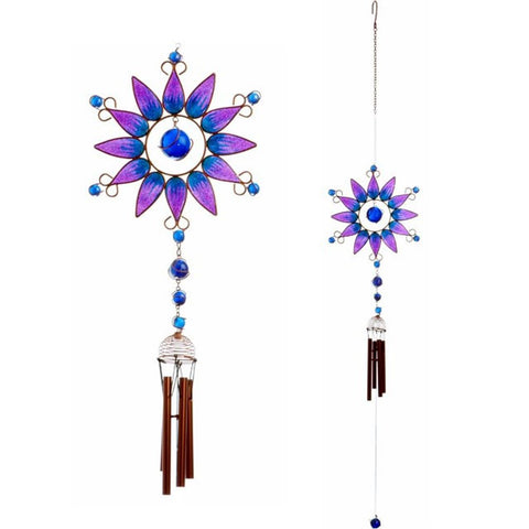 Purple Sunflower Windchime