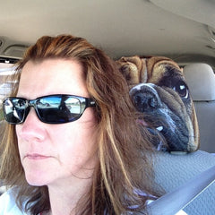 QPR 1990 Away - Retro Football Shirt - Pack of 2 - Car Seat Headrest Covers