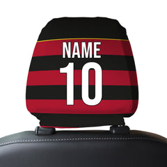 QPR 1990 Away - Retro Football Shirt - Pack of 2 - Car Seat Headrest Covers