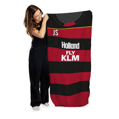 QPR - 1990 Away Shirt - Personalised Retro Lightweight, Microfibre Beach Towel - 150cm x 75cm