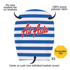 QPR 2015 Home - Retro Football Shirt - Pack of 2 - Car Seat Headrest Covers