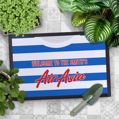 QPR 2015 Home Shirt - Personalised Retro Door Mat - 60cm x 40cm