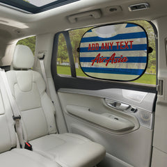 QPR 2015 Home Shirt - Personalised Retro Football Car Sun Shade - Set of 2