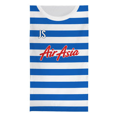 QPR - 2015 Home Shirt - Personalised Retro Lightweight, Microfibre Beach Towel - 150cm x 75cm