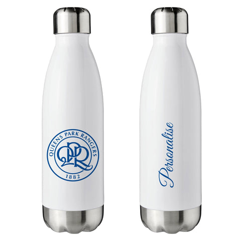 Queens Park Rangers FC Crest Insulated Water Bottle - White