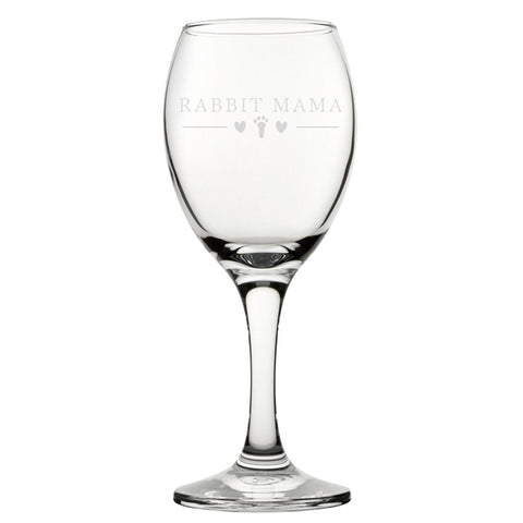 Rabbit Mama - Engraved Novelty Wine Glass