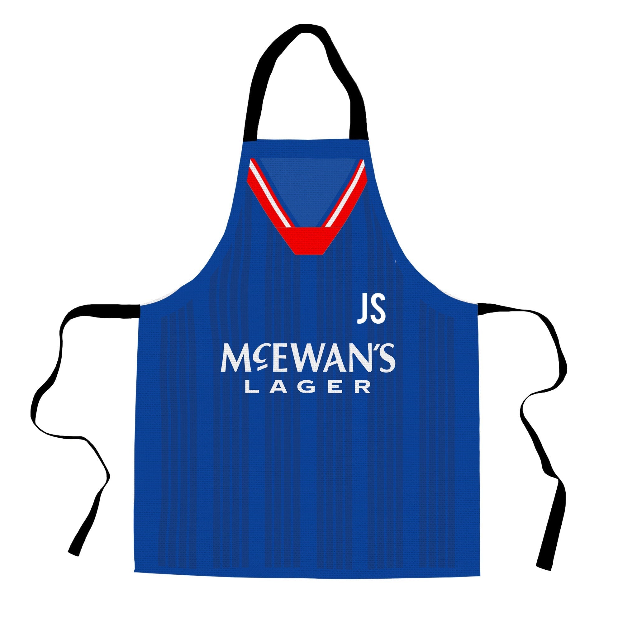 Rangers - 1992 - Home Shirt - Personalised Retro Football Adults Apron
