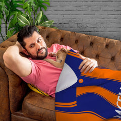 Rangers - 1993 Away Shirt - Personalised Retro Fleece Blanket