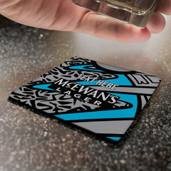 Rangers 1995 Goalkeeper Shirt - Personalised Drink Coaster - Square Or Circle