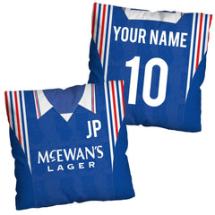 Rangers - 1996 Home Shirt - 45cm or 61cm Retro Cushion