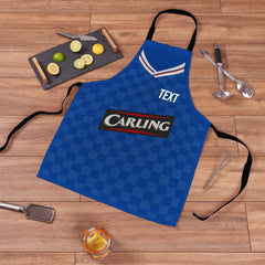 Rangers - 2009 - Home Shirt - Personalised Retro Football Adults Apron