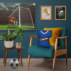 Rangers- 2009 Home Shirt - Personalised Retro Shirt Cushion