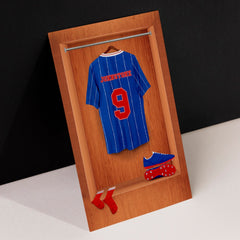 Rangers '84 Retro Shirt Dressing Room - A4 Metal Sign Plaque - Frame Options Available