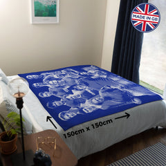 Rangers Montage  - Fleece 150cm X 150cm