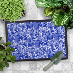 Rangers Montage - Retro Door Mat - 60cm x 40cm
