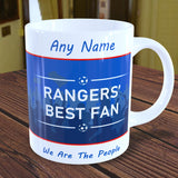 Rangers Personalised Mug - Best Fan Cup With Name