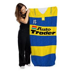 Reading - 1992 Away Shirt - Personalised Retro Lightweight, Microfibre Beach Towel - 150cm x 75cm