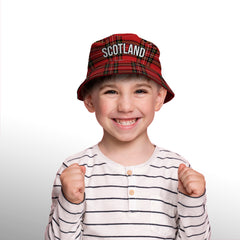 Red Tartan Bucket Hat