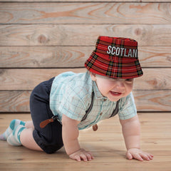 Red Tartan Bucket Hat