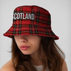 Red Tartan Bucket Hat
