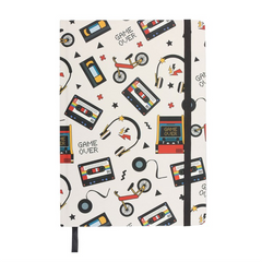 Retro 80s Print A5 Notebook