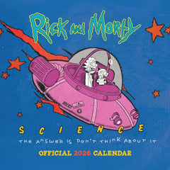 Rick And Morty Square Calendar 2026