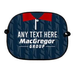 Ross County 1995 Home Shirt - Personalised Retro Football Car Sun Shade - Set of 2