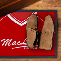 Ross County 2000 Away Shirt - Personalised Retro Door Mat - 60cm x 40cm