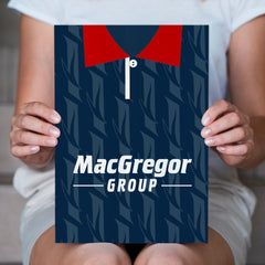 Ross County Retro 1995 Home Shirt - A4 Personalised Metal Sign Plaque - Frame Options Available