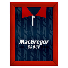 Ross County Retro 1995 Home Shirt - A4 Personalised Metal Sign Plaque - Frame Options Available
