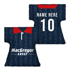Ross County Retro 1995 Home Shirt - Personalised Retro Shirt Cushion