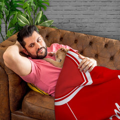 Ross County Retro - 2000 Away - Personalised Retro Fleece Blanket 150cm X 150cm