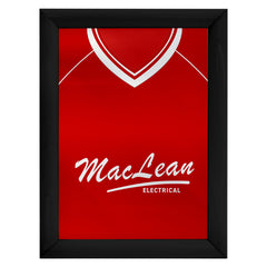 Ross County Retro 2000 Away Shirt - A4 Personalised Metal Sign Plaque - Frame Options Available