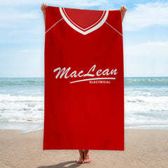 Ross County Retro 2000 Away Shirt - Personalised Lightweight, Microfibre Retro Beach Towel - 150cm x 75cm