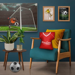 Ross County Retro 2000 Away Shirt - Personalised Retro Shirt Cushion