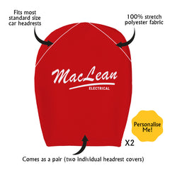 Ross County Retro 2000 Away Shirt - Retro Football Shirt - Pack of 2 - Car Seat Headrest Covers