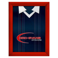 Ross County Retro 2015 Home Shirt - A4 Personalised Metal Sign Plaque - Frame Options Available
