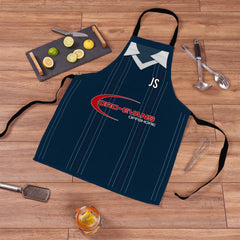 Ross County Retro 2015 Home Shirt Apron - Personalised Retro Football Adults Apron