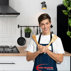 Ross County Retro 2015 Home Shirt Apron - Personalised Retro Football Adults Apron