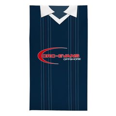 Ross County Retro 2015 Home Shirt - Personalised Lightweight, Microfibre Retro Beach Towel - 150cm x 75cm