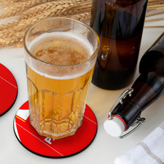 Rotherham 1984 Home Shirt - Personalised Drink Coaster - Square Or Circle