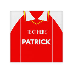 Rotherham 1984 Home Shirt - Personalised Drink Coaster - Square Or Circle