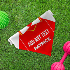 Rotherham 1984 Home Shirt - Personalised Pet Bandana - 4 Sizes